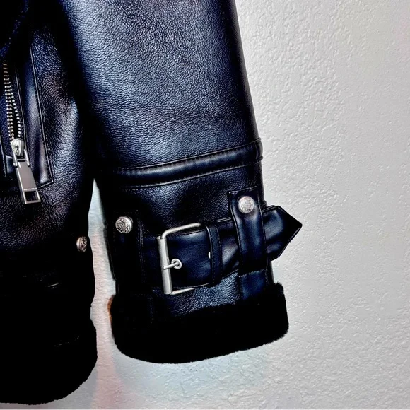 Rebecca Minkoff Black Faux Fur Jacket - Picture 7 of 11